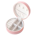 thumbnail image 1 of Juliy Simple Round Jewelry Storage Box Waterproof and Moisture-proof Earrings Ring Jewelry Box Portable Storage Box Household Goods, 1 of 5