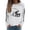 Style4-White game day shirts women, variant on Mceream Sunday Funday Football Sweatshirts Women Casual Crewneck Game Day Sweatshirt Long Sleeve Funny Football Graphic Shirt Pullover Tops Black L