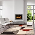 thumbnail image 1 of ECARPET Geometric Area Rug, Indoor Carpet for Living Room Bedroom Harlow Collection, 1 of 9