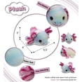 thumbnail image 4 of Dollibu Laying Axolotl Stuffed Animal - Super Soft Plush Axolotl Toy, Cute Lake Plush Toy Axolotl for Boys and Girls, Realistic Lake Animal Plush Axolotl Themed Gifts for Kids, Teens, Adults - 6 Inch, 4 of 9