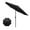 Black, variant on Ovzne 118" Army Green Beach Sun Outdoor Patio Umbrella Table