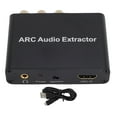 thumbnail image 2 of Adaptador ARC, Interfaz Multimedia HD Adaptador ARC aleación De Aluminio Silenciamiento De Señal Automática Efecto De Sonido Claro Coaxial Óptico Alto Rendimiento Para TV, 2 of 7
