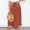 Brick Red, variant on Women's Fashion Casual High Waisted MIDI Boho Style Pleated Skirt Corduroy Skirts for Women Knee Length Extra Long Twin Bed Skirt Maternity Pencil Skirt Wrap Skirt Skirts for Women Midi Length Linen