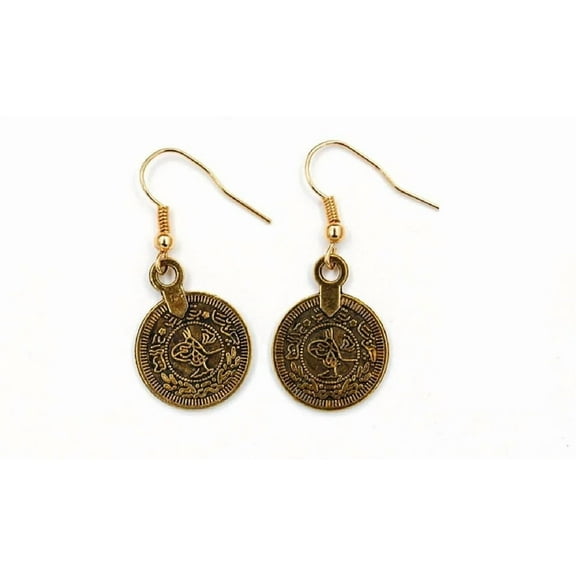 New Fashion Jewelry Dangle Drop Earrings Coin Earrings Ethnic Bohemian Retro Earring Pack of 5