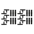 thumbnail image 2 of ZheElen 12pcs Plastic Large Quantity Hose Connector For Extensive Irrigation Systems Wide Applications 2Set, 2 of 6