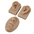 thumbnail image 4 of Soft Silicone Ear Model, 3D Flexible Nose And Mouth Model For Practicing Suture, , Silicone Body Part Model Simulation Display Props Set For Acupuncture, Jewelry Display, Teaching, 4 of 8