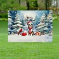 thumbnail image 2 of Merry Christmas Australian Shepherd Enjoys Woofmas Winter Xmas Holiday Yard Sign Aussie Dog Lover Gifts Outdoor Home Lawn Garden Porch Decor - 02022, 2 of 5