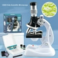 thumbnail image 3 of Kit de Microscopio Infantil, Claro E Intuitivo 100X 600X 1200X Operación Fácil Microscopio Educato de Ángulo Ajustable para la enseñanza del experimento, 3 of 7