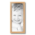thumbnail image 2 of ArtToFrames 7" x 16" Red Oak Wood Picture Frame, 7x16 inch Brown Wood Poster Frame (WOM-4878), 2 of 7