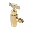 thumbnail image 1 of Aupoko Brass Self-Sealing Can Tap Dispenser for R12 R22 R134a Refrigerant Bottles - 7/16"-28UNF Thread, 1 of 5