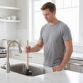thumbnail image 6 of YEMNPIOS 1 Pc 18 Inch Toilet Plunger Wooden Handle Heavy Duty Rubber Suction Cup for Sink Drain Black, 6 of 6