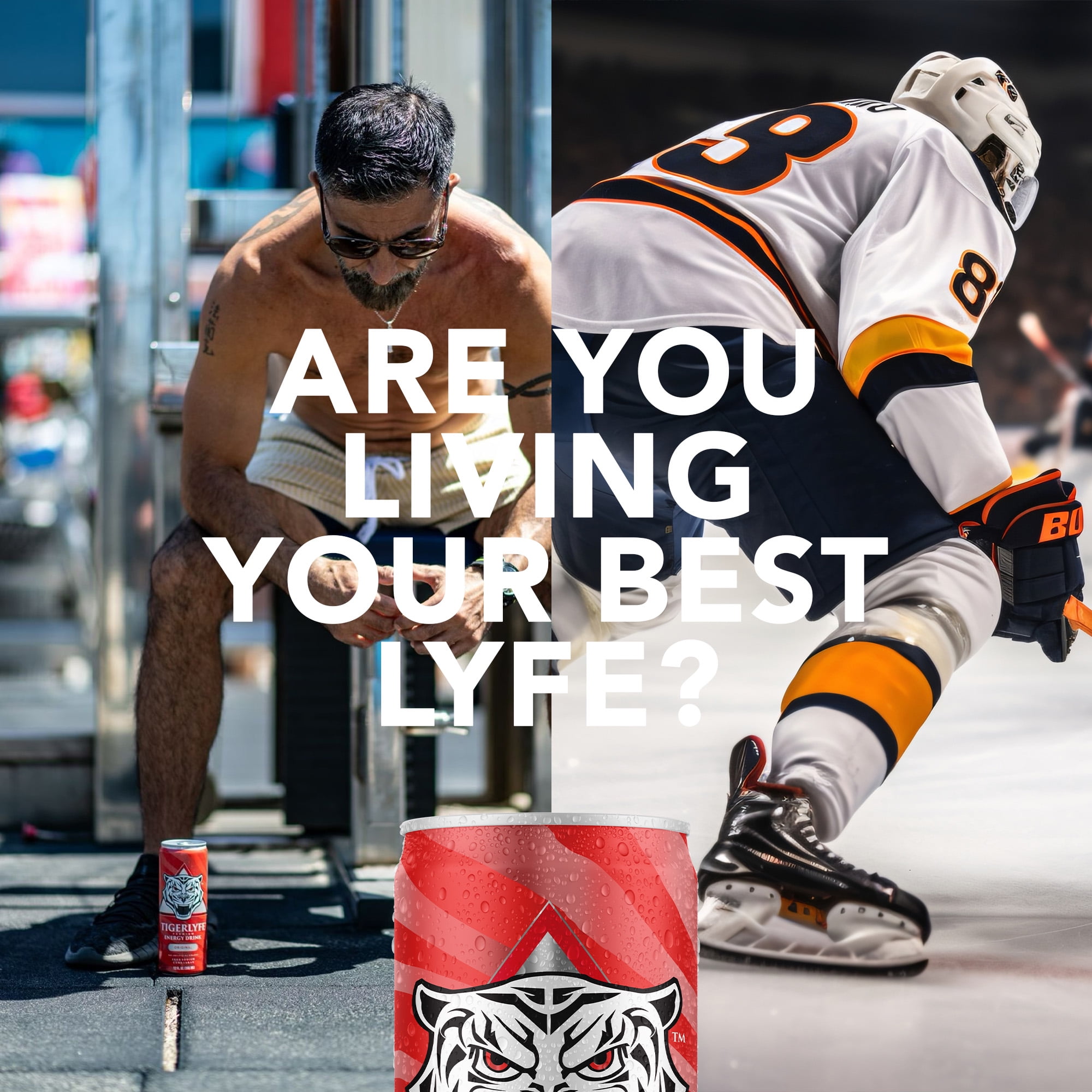 TIGERLYFE Energy Drink 12-Pack, 12oz Cans, 24g Cane Sugar, 110 Calories, with Vitamin B & Potassium for Energy, Focus, Stamina, and Hydration (Original Flavor)