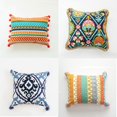 thumbnail image 3 of Moroccan Living Room Sofa Handmade Pillowcase Homestay Embroidered Exotic Ethnic 3, 3 of 9