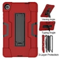 thumbnail image 5 of Goldcherry For Lenovo M7 7 Inch Case,Hybrid Shockproof Rugged Anti-Impact Drop Protection Cover Built with Kickstand For Lenovo M7 TB-7305F / TB-7305I / TB-7305X(Red+Black), 5 of 7