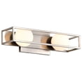 thumbnail image 4 of Nuvo Lighting Jenkins 16 Inch 2 Light LED Vanity Brushed Nickel with Frosted Glass - Brushed Nickel, 4 of 5