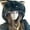 Black, variant on JZROCKER Casual Soft Headgear Lovely Plush Hat Adorable Kitty Ears Trendy Plush Hat