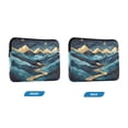 thumbnail image 7 of FORMRS 13-13.3 inch Laptop Sleeve Case Soft Carrying Quilted Computer Bag Cover, Dark Mountains, 7 of 7