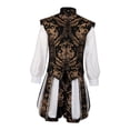 thumbnail image 4 of Disfraz de rey renacentista Navidad Inglaterra medieval Trajes de rey Pantalones de calabaza para 2XL, 4 of 8
