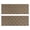 Bigfoot and Silhouette Brown Pattern, variant on Bigfoot and Tree White Pattern Anti Fatigue Kitchen Rugs Set Of 2, Non Slip Washable Decorative Floor Mats for Sink Laundry and Home Use, 17"x47"