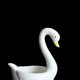 thumbnail image 3 of Charming White Ceramic Swan Planter for Succulents, Single Pot, 3 of 5