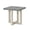 Faux Concrete and White, variant on Roundhill Furniture Luno Contemporary End Table, Weathered Gray and Beige