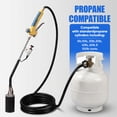 thumbnail image 3 of XWYXSTG Propane Torch  for Weeds, 340,000 BTU with Piezo Igniter (Self Igniting), with 10-ft Hose  for Roofing,Melting Ice,BBQ, 3 of 8
