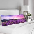 thumbnail image 2 of ABPHOTO Lavender Body Pillow Covers Pillowcase Throw Pillows 20x60 inch, 2 of 2