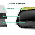 thumbnail image 4 of Lsque Bright Lemons Pattern Laptop Bag – Portable & Slim Single-Shoulder Computer Case with Adjustable Strap, Protective, Lightweight for 13”/14”/15.6” Laptops, 4 of 8