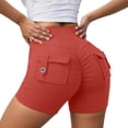 thumbnail image 2 of Gym Shorts Women High Waisted Yoga Shorts for Seamless Workout Shorts Lifting Gym Shorts Feel Fitness Shorts with Peach Shaping Design, 2 of 6