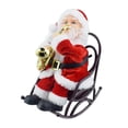 thumbnail image 2 of Adornos navideños de Papá Noel para oficina, granja, vacaciones, adornos navideños para coche. saxofón, 2 of 9