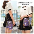 thumbnail image 6 of FORMRS Crossbody Bag for Women Quilted Travel Shoulder Cell Phone Purse with Chain Strap Handbag, Halloween Black Cat, 6 of 7