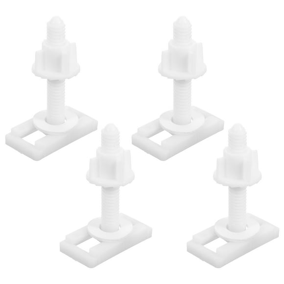 4 tornillos para asiento de inodoro, tornillos de montaje, accesorios de repuesto para inodoro.