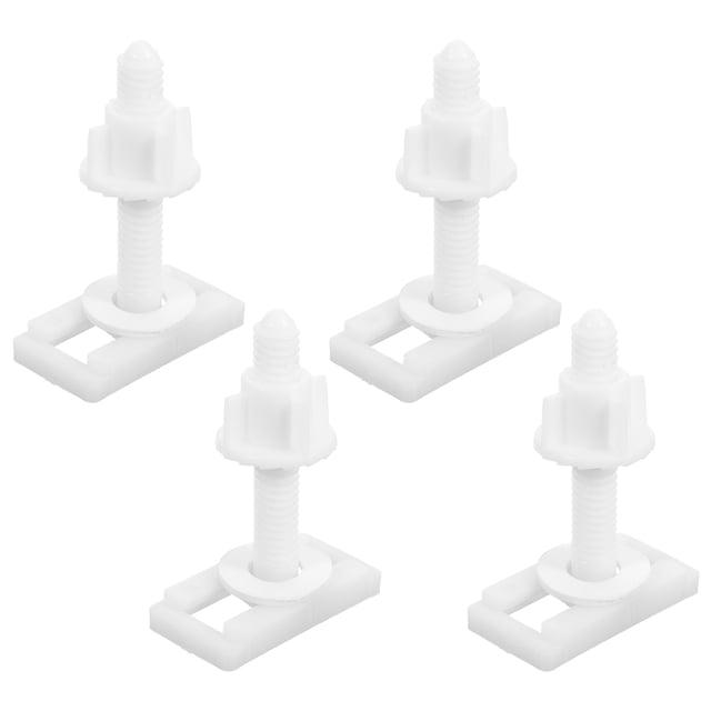 4 tornillos para asiento de inodoro, tornillos de montaje, accesorios de repuesto para inodoro.