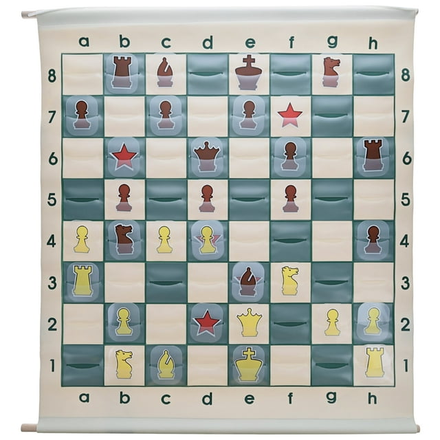 WE Games Standard Chess Teaching Demonstration Board - 27 inches Wood Expressions, Inc.