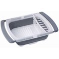 thumbnail image 1 of Progressive International Dish Drainer CDD-20GY Prepworks; Fits In RV Sink; With Drainer Tray; White/Gray; Plastic; With Extendable Hand/Collapsible Utensil Holder, 1 of 2