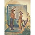thumbnail image 2 of Anonymous 14x18 Black Ornate Wood Framed Double Matted Museum Art Print Titled - Poster for an Exhibition with Work by Felicien Rops (1896), 2 of 5