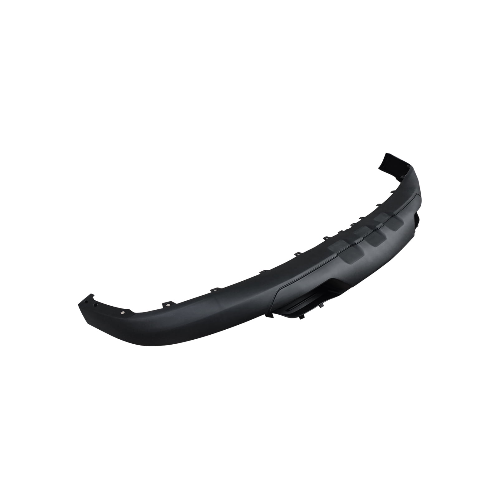 Front Lower Bumper Valance With Tow Hooks For 2016-2018 Chevy Silverado 1500 - Textured Black, Direct Fit