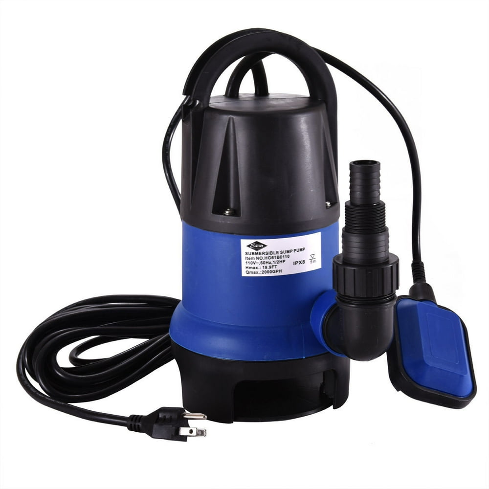 1 2 hp dirty water submersible pump with float switch