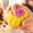 Yellow, variant on Blue Pumpkin Fidget Toy, Soft Elastic Stress Relief Accessory, Slow Recovery Sensory Squeeze Companion, Portable Anxiety Reduction Item, Compact Desk Relaxation Toy For Daily Use