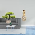 thumbnail image 2 of Figura De Bonsái Artificial De Resina, Planta Decorativa De Imitación De Color Dorado, Para Centros De Mesa, Oficina, Dormitorio Y Sala De Estar., 2 of 8