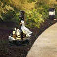 thumbnail image 4 of Decoración hogareña Gwong Garden Statue Fountain Ducks Family Design Ornamental Resin Patio Miniatures Decoración de la yarda Gwong 21070927, 4 of 6
