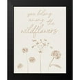 thumbnail image 2 of Designs, CAD 20x24 Black Modern Framed Museum Art Print Titled - Wildflowers, 2 of 5