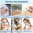 thumbnail image 4 of KOYMISKU Disposable Face Towels,50Ct Cotton Clean Face Towels,Large Make Up Remover Wipes, 4 of 7