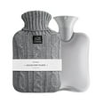 thumbnail image 2 of Botella de agua caliente con tapa, botella de agua caliente de 1 litro, calentador de pies, bolsa de agua caliente, estética elegante, 2 of 8