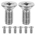 thumbnail image 1 of Miangastore 8pcs Brake Disc Rotor Screws Kit for Front Rotors and Brake Pads 93600-06014-0H Stainless Steel Retaining Screws Kit Compatible with Honda, 1 of 8