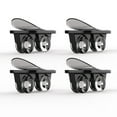 thumbnail image 3 of Clearance! Huarll Storage Boxes Pulley, 4Pcs Storage Box Pulley Storage Box Pulley Adhesive Pulley Storage Box Can Stick, Limited Time Flash Sale, 3 of 3