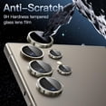 thumbnail image 3 of for Samsung Galaxy S25 Ultra Camera Lens Protector, 9H Tempered Glass Camera Cover Screen Protector Metal Individual Ring for Samsung Galaxy S25 Ultra, Gray, 3 of 6