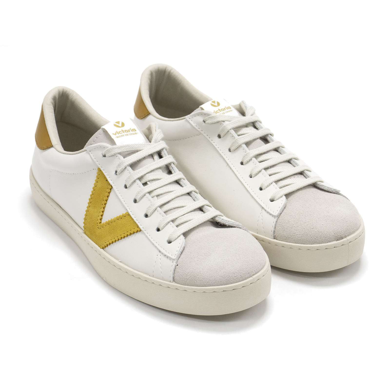diadora mens gold indoor lace up sneakers shoes casual - white