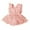 Pink, variant on TOOYOU Girls Bodysuits Butterfly Sleeves Cartoon Romper Dress Baby Girl Clothes Comfort Playwear Size 9-12 Months Blue