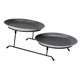 thumbnail image 5 of Soporte de 2 Niveles para Postres y Pasteles Soledad Bandeja de Almacenamiento Gris oscuro, 5 of 6